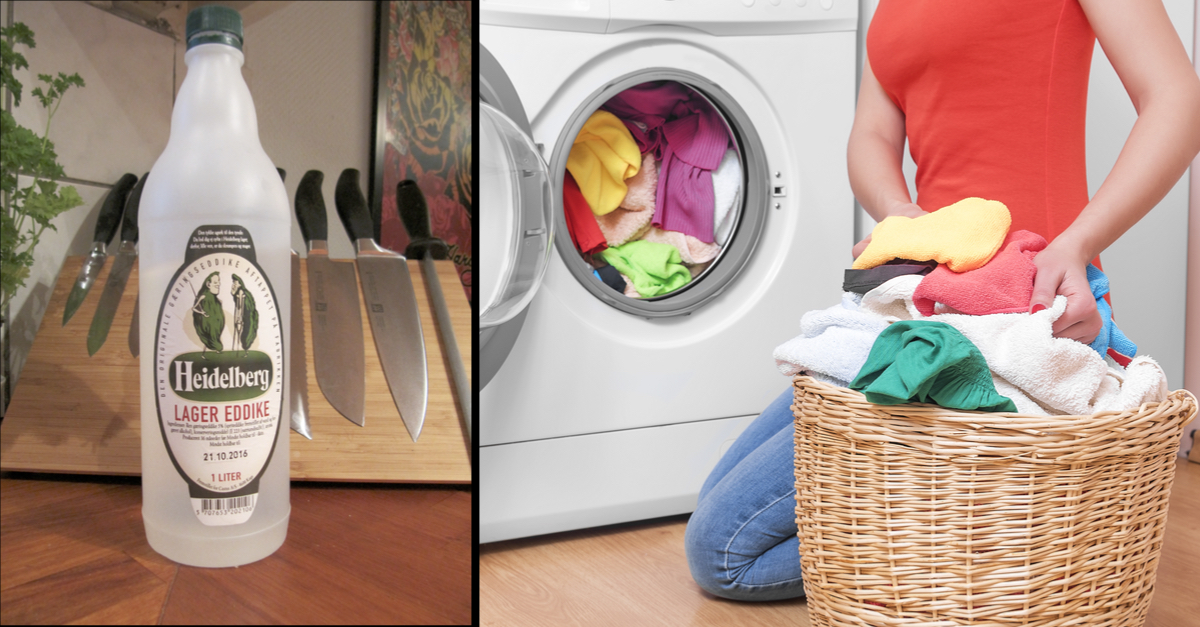 Derfor bør du ALTID vaske tøj med eddike - årsagen så smart!